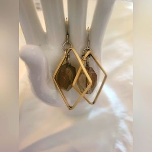 90s Vintage Artsy Pierced Earrings